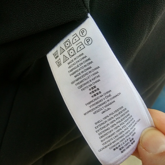 Black Michael Kors dress with red polkadots sz 16 - Picture 8 of 8